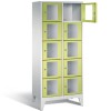 CLASSIC Locker with transparent doors (10 wide compartments)